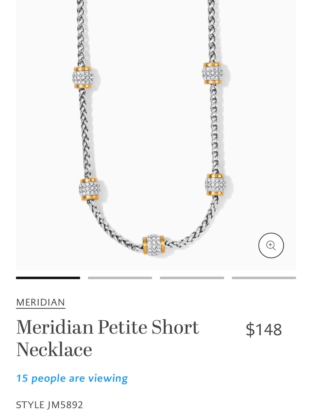 Brighton Meridian Petite Short Necklace